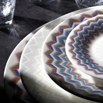 MISSONI - PIATTI PANE/BREAD or BUTTER PLATE - Ø 15,5 cm - SET 6 PZ